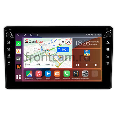 Toyota Hiace (H200) 2004-2024 (черная) Canbox H-Line 7807-10-0317 на Android 10 (4G-SIM, 4/64, DSP, QLed) С крутилками