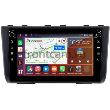 Hyundai Creta 2 2021-2024 (черная, матовая) Canbox H-Line 7807-10-2526 на Android 10 (4G-SIM, 4/64, DSP, QLed) С крутилками