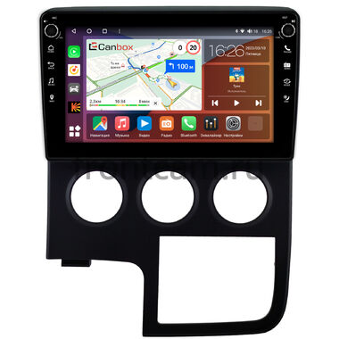 Toyota Hiace (H300) (2019-2026) (руль слева) Canbox H-Line 7808-10-0886 на Android 10 (4G-SIM, 6/128, DSP, QLed) С крутилками