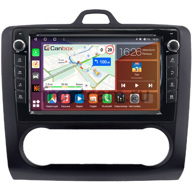 Ford Focus 2 (2005-2011) (с климат-контролем) Canbox H-Line 7822-9-0127 Android 10 (4G-SIM, 4/32, DSP, IPS) С крутилками