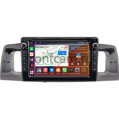 Toyota Allex, Corolla (E120) (2000-2007) (бежевая) Canbox H-Line 7822-9-0254 на Android 10 (4G-SIM, 4/32, DSP, IPS) С крутилками