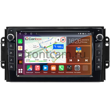 Chery Tiggo 3, Tiggo 2 2016-2020 (матовая) Canbox H-Line 7822-9-0464 на Android 10 (4G-SIM, 4/32, DSP, IPS) С крутилками