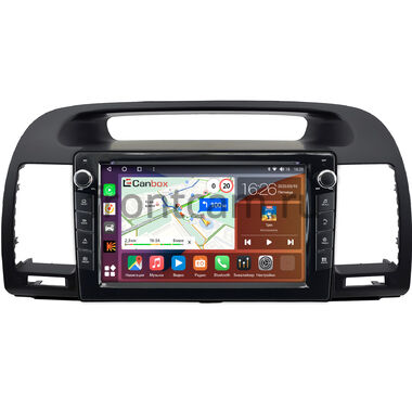 Toyota Camry XV30 2001-2006 (черная) Canbox H-Line 7822-9-0607 на Android 10 (4G-SIM, 4/32, DSP, IPS) С крутилками