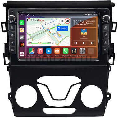 Ford Mondeo 5 2014-2022, Fusion 2 (North America) 2012-2016 (для авто с маленьким экраном) Canbox H-Line 7822-9-096 на Android 10 (4G-SIM, 4/32, DSP, IPS) С крутилками