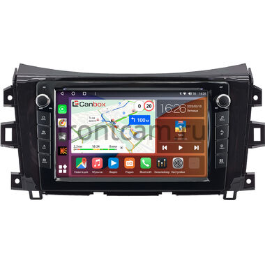 Nissan Navara (Frontier) 4 (D23) 2014-2024 (глянцевая) Canbox H-Line 7822-9-1340 на Android 10 (4G-SIM, 4/32, DSP, IPS) С крутилками