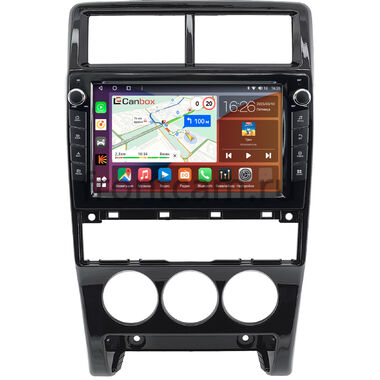 Lada Priora 2013-2018 (черная, глянцевая) Canbox H-Line 7822-9-1610 на Android 10 (4G-SIM, 4/32, DSP, IPS) С крутилками