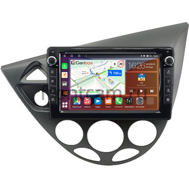 Ford Focus 1998-2005 (темно-серая) Canbox H-Line 7822-9-2070 на Android 10 (4G-SIM, 4/32, DSP, IPS) С крутилками