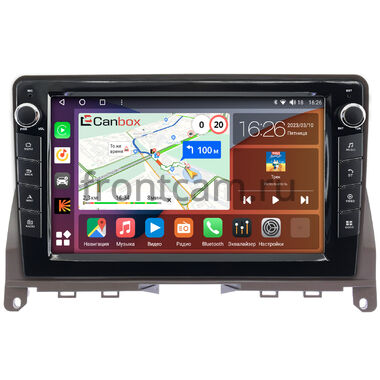Mercedes-Benz C (w204) 2006-2011 (коричневая) Canbox H-Line 7823-9-0542 на Android 10 (4G-SIM, 4/64, DSP, IPS) С крутилками