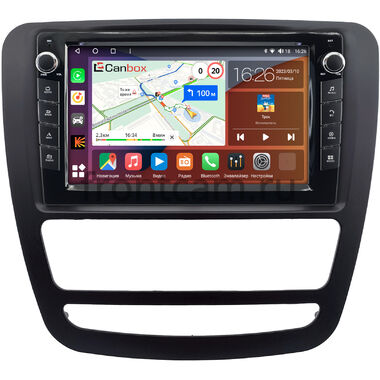 JAC T6 (2015-2024) (черная) Canbox H-Line 7823-9-0550 на Android 10 (4G-SIM, 4/64, DSP, IPS) С крутилками