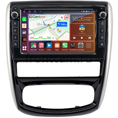 Renault Duster 2010-2015 (глянцевая) Canbox H-Line 7823-9-1346 на Android 10 (4G-SIM, 4/64, DSP, IPS) С крутилками