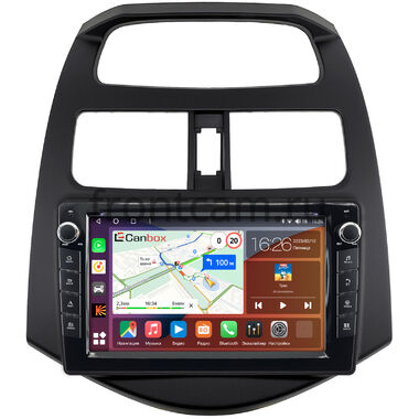 Chevrolet Spark (2009-2016), Spark 3 (M300) (2020-2024) (матовая) Canbox H-Line 7823-9-180 Android 10 (4G-SIM, 4/64, DSP, IPS) С крутилками