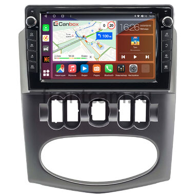 Renault Logan 2009-2015 (серая, Тип 2) Canbox H-Line 7823-9-1958 на Android 10 (4G-SIM, 4/64, DSP, IPS) С крутилками