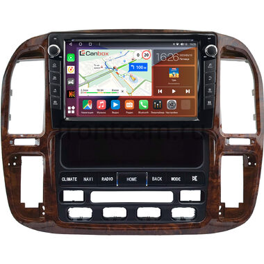 Lexus LX 470 1998-2002 (для авто с цвет. экраном) Canbox H-Line 7824-9-0441 на Android 10 (4G-SIM, 6/128, DSP, IPS) С крутилками