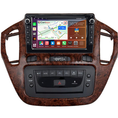 Toyota Highlander (U20), Kluger (XU20) 2000-2007 (орех) Canbox H-Line 7824-9-1562 на Android 10 (4G-SIM, 6/128, DSP, IPS) С крутилками