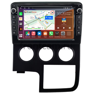 Toyota Hiace (H300) (2019-2026) (руль слева) Canbox H-Line 7826-10-0886 на Android 10 (4G-SIM, 4/32, DSP, QLed) С крутилками