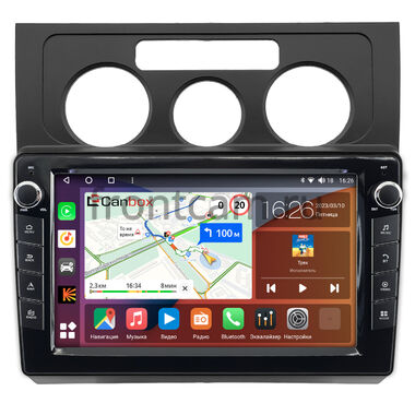 Volkswagen Touran 2003-2010 (с кондиционером) Canbox H-Line 7826-10-1969 на Android 10 (4G-SIM, 4/32, DSP, QLed) С крутилками