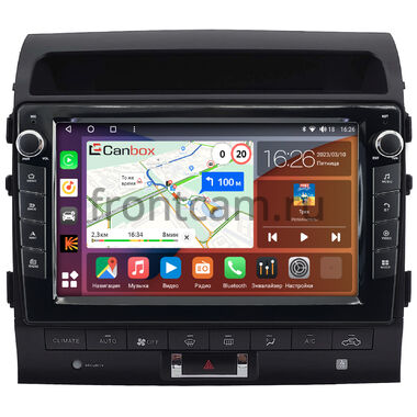 Toyota Land Cruiser 200 2007-2009 (Тип С, canbus LZ) Canbox H-Line 7826-10-2570 на Android 10 (4G-SIM, 4/32, DSP, QLed) С крутилками