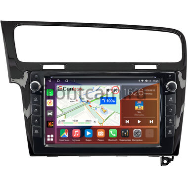 Volkswagen Golf 7 2012-2020 (глянцевая) Canbox H-Line 7826-10-469 на Android 10 (4G-SIM, 4/32, DSP, QLed) С крутилками