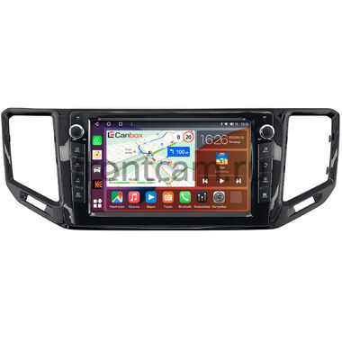 Volkswagen Teramont (2017-2022) (глянцевая) Canbox H-Line 7827-10-054 на Android 10 (4G-SIM, 4/64, DSP, QLed) С крутилками