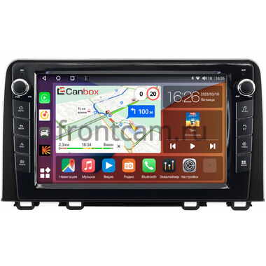 Honda CR-V 5 (2016-2024) (глянцевая) Canbox H-Line 7827-10-1600 на Android 10 (4G-SIM, 4/64, DSP, QLed) С крутилками