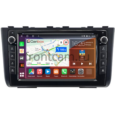 Hyundai Creta 2 2021-2024 (черная, матовая) Canbox H-Line 7827-10-2526 на Android 10 (4G-SIM, 4/64, DSP, QLed) С крутилками