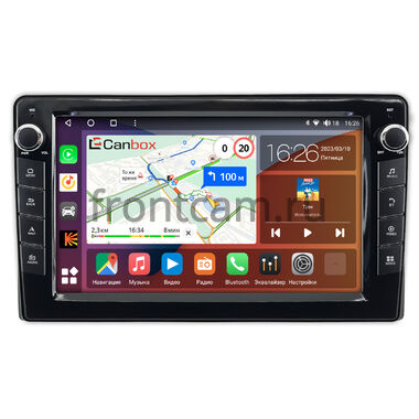 Toyota Hiace (H200) 2004-2024 (черная) Canbox H-Line 7828-10-0317 на Android 10 (4G-SIM, 6/128, DSP, QLed) С крутилками