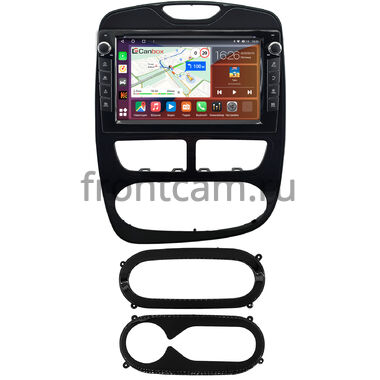 Renault Clio 4 2016-2019 (черная) Canbox H-Line 7828-10-0860 на Android 10 (4G-SIM, 6/128, DSP, QLed) С крутилками