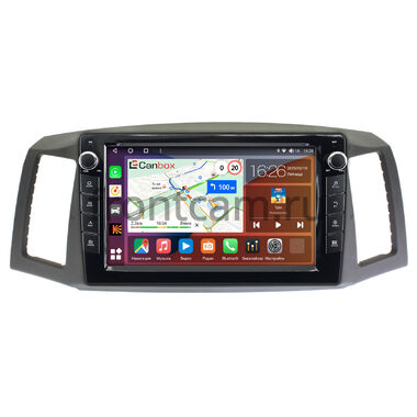 Jeep Grand Cherokee 3 (WK) 2004-2007 (руль слева) Canbox H-Line 7828-10-1193 на Android 10 (4G-SIM, 6/128, DSP, QLed) С крутилками