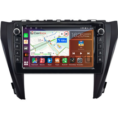 Toyota Camry XV55 2014-2018 (для авто без камеры) Canbox H-Line 7828-10-1692 на Android 10 (4G-SIM, 6/128, DSP, QLed) С крутилками