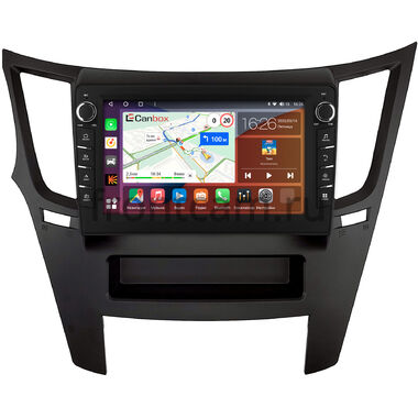 Subaru Legacy 5, Outback 4 2009-2014 (черная, левый руль) Canbox H-Line 7832-9-0087 на Android 10 (4G-SIM, 4/32, DSP, IPS) С крутилками