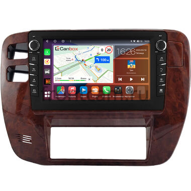 Nissan Patrol (Y61) 1997-2004 (цвет дерево) Canbox H-Line 7832-9-0333 на Android 10 (4G-SIM, 4/32, DSP, IPS) С крутилками