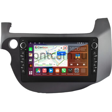 Honda Jazz 2 2008-2014 (левый руль) Canbox H-Line 7832-9-0754 на Android 10 (4G-SIM, 4/32, DSP, IPS) С крутилками