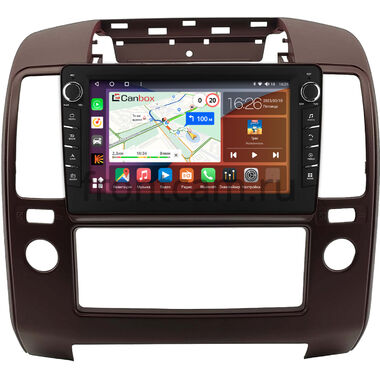 Nissan Navara 3 (D40), Pathfinder 3 2004-2014 (цвет марун) Canbox H-Line 7832-9-0900 на Android 10 (4G-SIM, 4/32, DSP, IPS) С крутилками