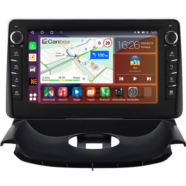 Peugeot 206 1998-2012 (черная, Тип 1) Canbox H-Line 7832-9-1494 на Android 10 (4G-SIM, 4/32, DSP, IPS) С крутилками