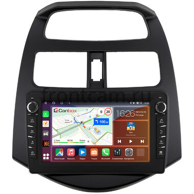 Chevrolet Spark (2009-2016), Spark 3 (M300) (2020-2024) (матовая) Canbox H-Line 7832-9-180 Android 10 (4G-SIM, 4/32, DSP, IPS) С крутилками