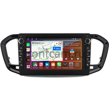 Lada Vesta (NG), Aura 2024-2025 (черный глянец) Canbox H-Line 7832-9-1924 на Android 10 (4G-SIM, 4/32, DSP, IPS) С крутилками