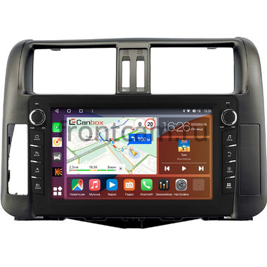 Toyota Land Cruiser Prado 150 2009-2013 (для авто с усилителем) Canbox H-Line 7832-9005 на Android 10 (4G-SIM, 4/32, DSP, IPS) С крутилками