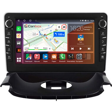 Peugeot 206 1998-2012 (черная, Тип 2) Canbox H-Line 7833-9-0300 Android 10 (4G-SIM, 4/64, DSP, IPS) С крутилками