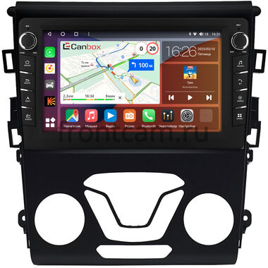 Ford Mondeo 5 2014-2022, Fusion 2 (North America) 2012-2016 (для авто с маленьким экраном) Canbox H-Line 7833-9-096 на Android 10 (4G-SIM, 4/64, DSP, IPS) С крутилками