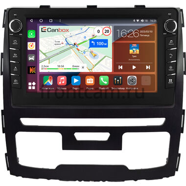 Haval H9 2014-2024 (черная) Canbox H-Line 7833-9-1698 на Android 10 (4G-SIM, 4/64, DSP, IPS) С крутилками