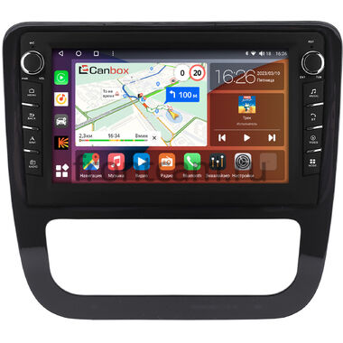 Volkswagen Scirocco (2008-2014) (глянцевая) Canbox H-Line 7833-9-3213 на Android 10 (4G-SIM, 4/64, DSP, IPS) С крутилками