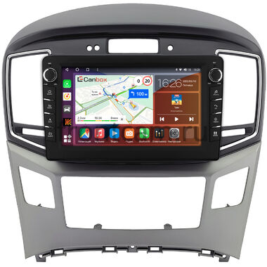 Hyundai H1 2, Grand Starex (2015-2021) (с сохранением часов) Canbox H-Line 7834-9-0144 Android 10 (4G-SIM, 6/128, DSP, IPS) С крутилками