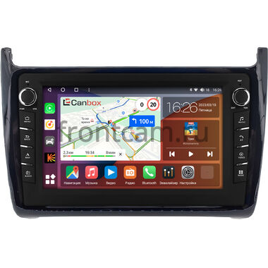 Volkswagen Polo 5 2009-2020 (глянцевая) Canbox H-Line 7834-9-0490 на Android 10 (4G-SIM, 6/128, DSP, IPS) С крутилками