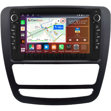 JAC T6 2015-2024 (черная) Canbox H-Line 7834-9-0550 на Android 10 (4G-SIM, 6/128, DSP, IPS) С крутилками