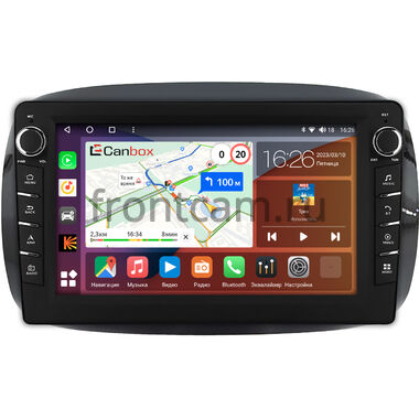 Smart Fortwo 3, Forfour 2 2014-2024 (для авто с цветным экраном) Canbox H-Line 7834-9-0637 на Android 10 (4G-SIM, 6/128, DSP, IPS) С крутилками