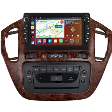 Toyota Highlander (U20), Kluger (XU20) 2000-2007 (орех) Canbox H-Line 7834-9-1562 на Android 10 (4G-SIM, 6/128, DSP, IPS) С крутилками