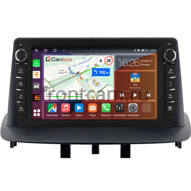 Renault Fluence, Megane 3 2008-2016 Canbox H-Line 7834-9-2264 на Android 10 (4G-SIM, 6/128, DSP, IPS) С крутилками