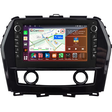 Nissan Maxima 8 (A36) 2015-2024 (глянцевая) Canbox H-Line 7836-10-0059 на Android 10 (4G-SIM, 4/32, DSP, QLed) С крутилками