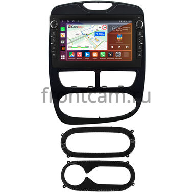 Renault Clio 4 2016-2019 (черная) Canbox H-Line 7836-10-0860 на Android 10 (4G-SIM, 4/32, DSP, QLed) С крутилками