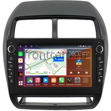 Mitsubishi ASX, Outlander Sport, RVR 3 (2016-2024) Canbox H-Line 7836-10-1530 на Android 10 (4G-SIM, 4/32, DSP, QLed) С крутилками